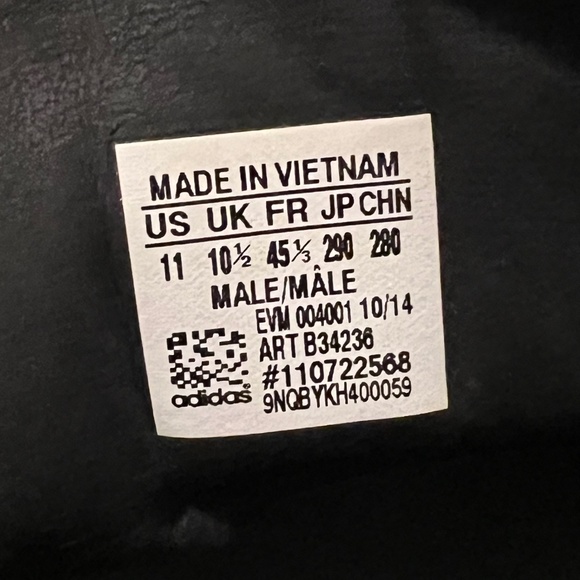 ADIDAS ORIGINALS Veritas Mid Progressive Print sz 11 - Picture 8 of 9